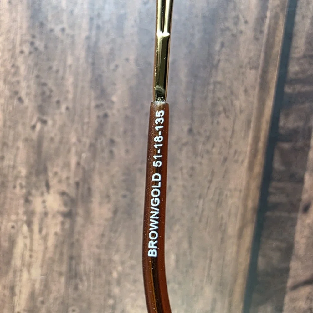 Bella Italia 208 Eyeglasses Brown/gold 51-18-135‎ FRAMES ONLY